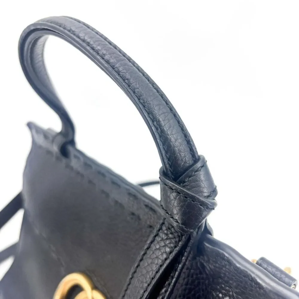 Gucci GG Marmont Mini Top Handle Bag Black